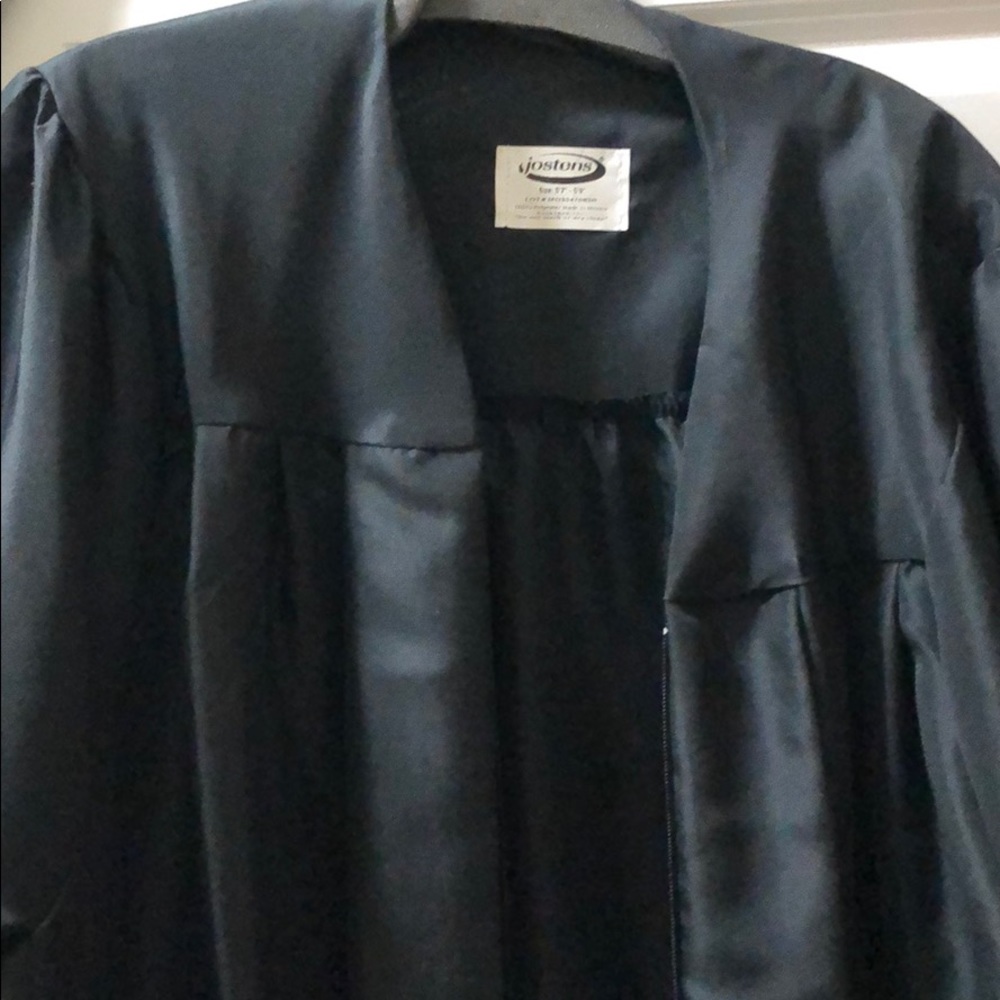 Black HS Graduation gown